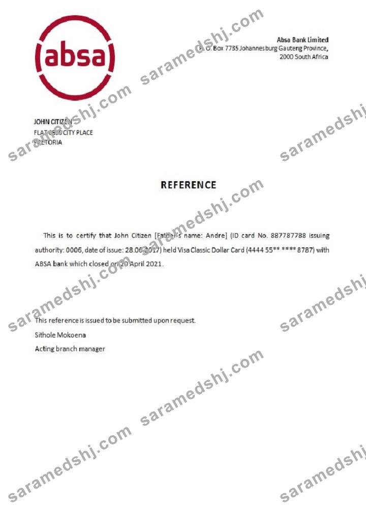 South Africa_ABSA bank_closure reference